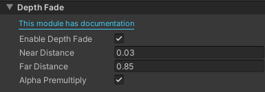 Depth Fade Inspector