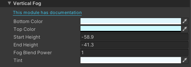 Vertical Fog Inspector