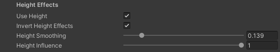 Height Settings