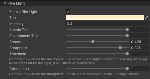 Toon Shader Rim Light